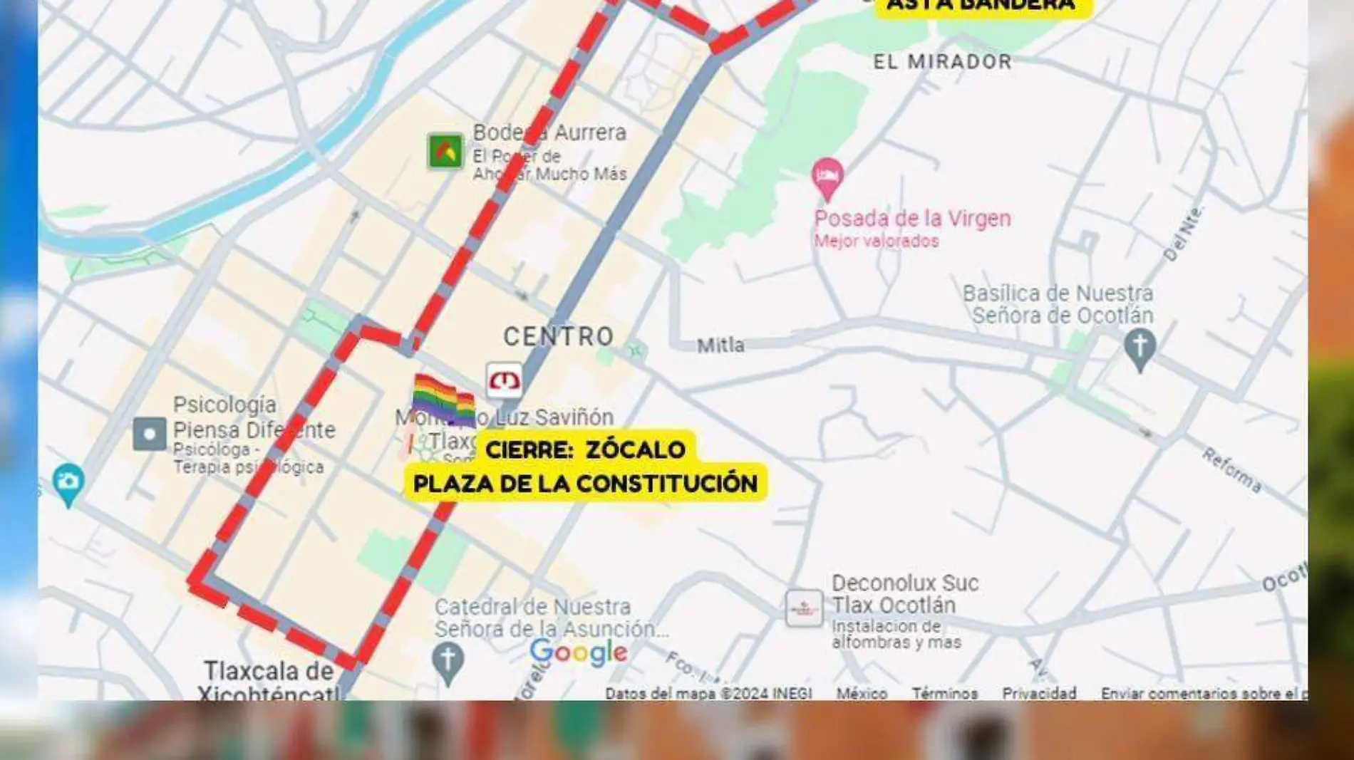 Recorrido Marcha LGBT